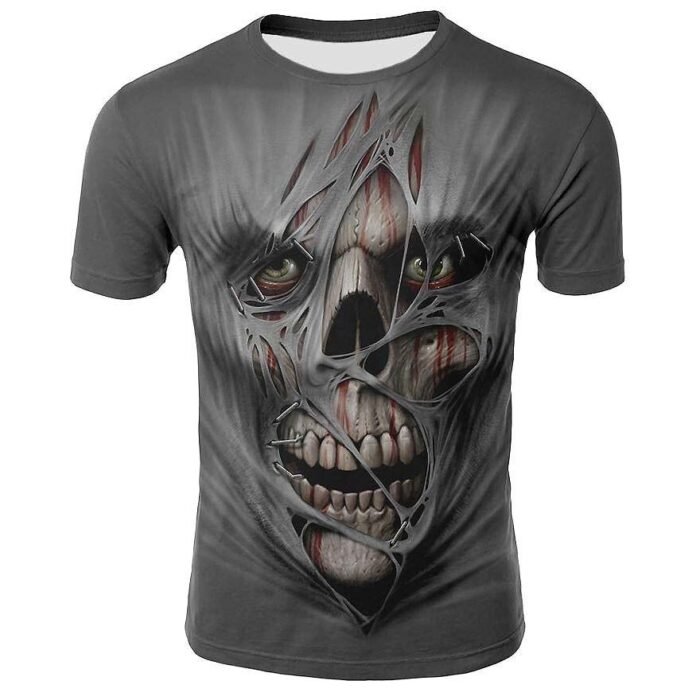 T-Shirt Tête de Mort Cachée