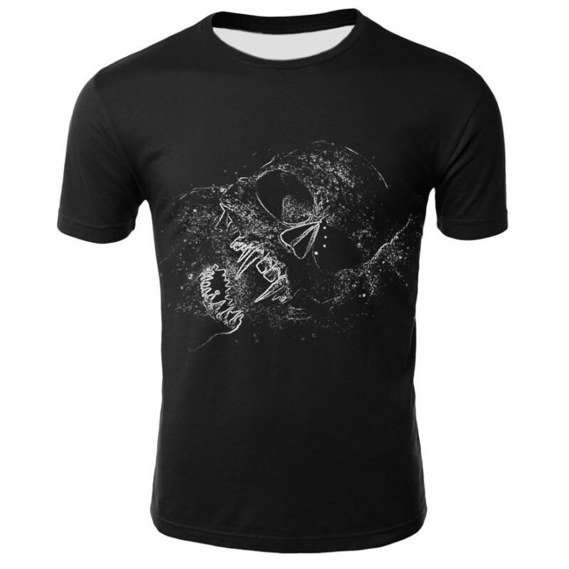 T-Shirt Tête de Mort Sombre