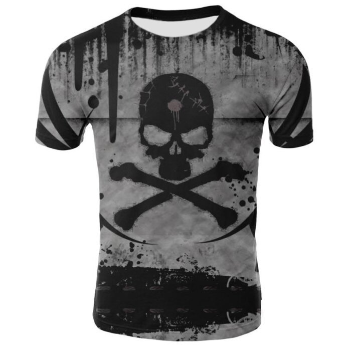 T-Shirt Tête de Mort Pirate